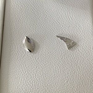🏈New England Patriots Sterling Silver Stud Earrings 🏈